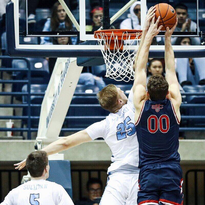 Yauhen blocking a shot at USD